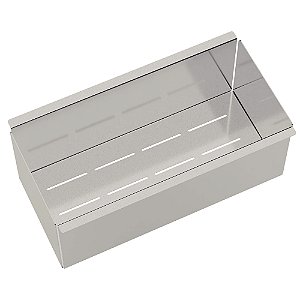 Escorredor Profundo 30cm em Aço Inox com Acabamento Acetinado para Canal Organizador Tramontina