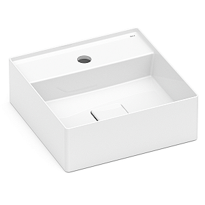 Cuba de Apoio com Mesa Roca Terra 35 x 35 cm T8 Branco