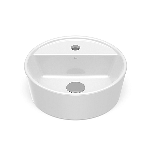 Cuba Redonda de Apoio com Mesa Roca Optica 37cm CR37 - Branco