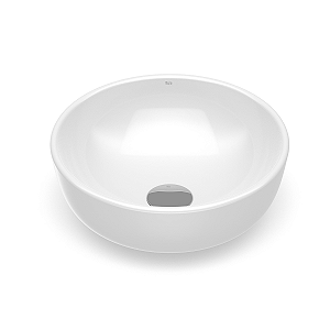 Cuba Redonda de Apoio Roca Optica 35cm ER35 - Branco