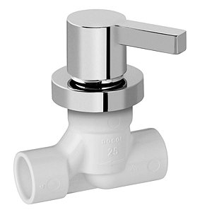 Registro Pressão 25mm 1/2 Volta PVC com Acabamento Docol Chess