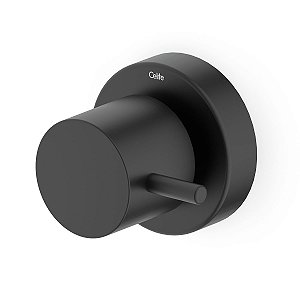 Acabamento Registro Celite Basic Base Docol - Preto Fosco