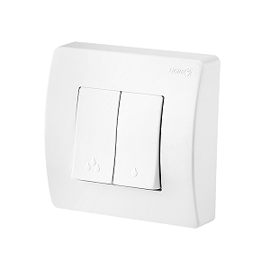 Acabamento Válvula Descarga Tigre Flux Branca - 57809