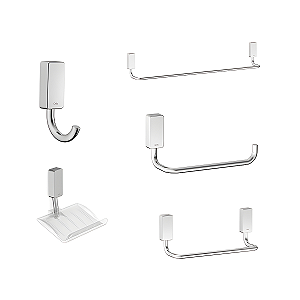 Kit de Acessórios Celite One 5 Peças - Cromado