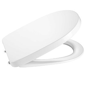 Assento Sanitário Roca Debba Round PP Soft Close Branco