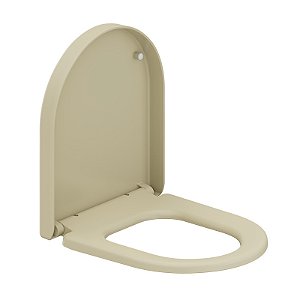 Assento Sanitário Tigre Smart PP Modelo D Soft Close - Bege