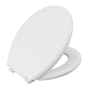 Assento Sanitário Oval Universal Almofadado Astra - Branco