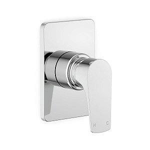 Acabamento Monocomando Banheira ou Chuveiro Base Docol Baixa Pressão Celite - Cromado