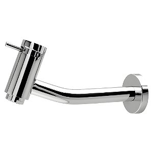 Torneira Banheiro Parede Bica Baixa Celite Basic - Gold Matte