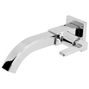 Torneira Banheiro Parede Bica Baixa Celite Elite - Cromado