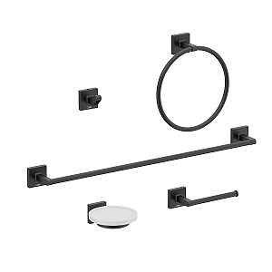 Kit de Acessórios Celite Up 5 Peças - Preto Fosco