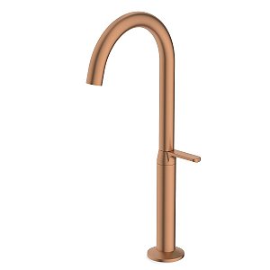 Torneira Banheiro Bancada Bica Alta Celite Design - Rose Gold Matte