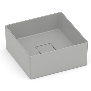 Cuba de Apoio Roca Terra 30 x 30 cm T3 - Cinza Claro