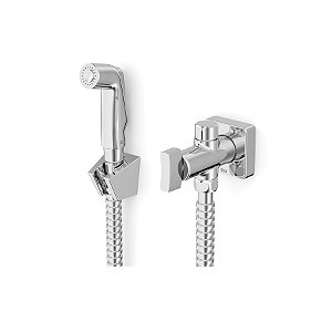 Ducha Higiênica com Registro e Derivação Roca Virtus - Cromado