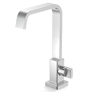 Torneira Banheiro Bancada Bica Alta Roca Virtus - Cromado