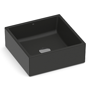 Cuba de Apoio Quadrada Roca Optica 35x35cm PQ35 - Cinza Escuro