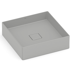 Cuba de Apoio Roca Terra 40 x 40 cm T5 - Cinza Claro
