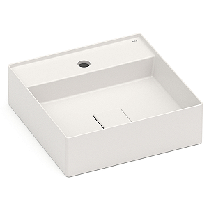 Cuba de Apoio com Mesa Roca Terra 40 x 40 cm T9 - Bege