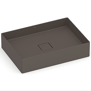 Cuba de Apoio Roca Terra 51 x 36 cm T6 - Marrom Café