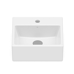 Cuba de Apoio com Mesa Roca Optica 35 x 35 cm PQ35 - Branco Fosco