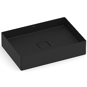 Cuba de Apoio Roca Terra 51 x 36 cm T6 - Preto Fosco