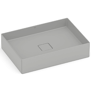 Cuba de Apoio Roca Terra 51 x 36 cm T6 - Cinza Claro