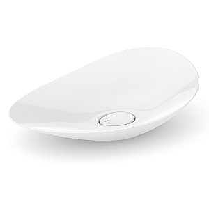 Cuba de Apoio Oval Roca Ohtake 62,5x38,5cm - Branco