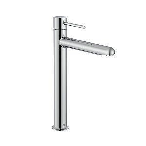 Torneira Monocomando Banheiro Bancada Bica Alta Roca Nu Pin - Cromado