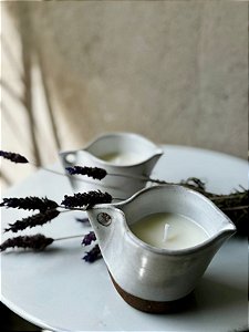 VELA AROMATICA LAVANDA - LAMPARINA CERAMICA 100 G