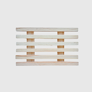 Saboneteira artesanal de madeira