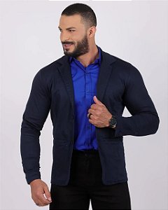 BLAZER SLIM FIT AZUL MARINHO
