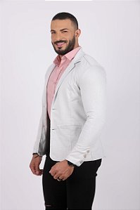 BLAZER SLIM FIT -BRANCO GELO