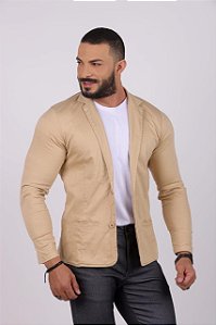 BLAZER SLIM FIT - BEGE