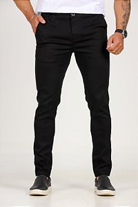 Calça esporte fino alfaiataria- Preto