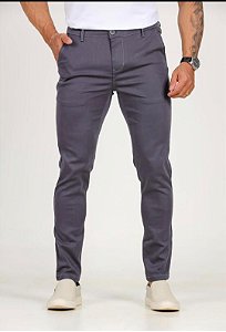 Calça esporte fino alfaiataria- Cinza Chumbo