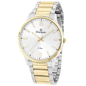 Relógio de Pulso Champion Masculino Slim Bicolor CN21096B