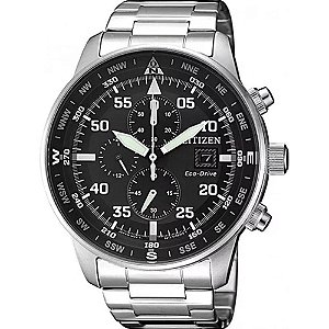 Relógio de Pulso Citizen Masculino Analógico Eco-Drive Aviator TZ31132T
