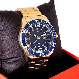 Relógio Masculino Technos Analógico Dourado 2115LAJS/4A