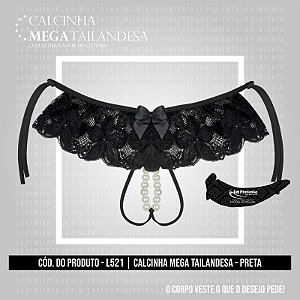 CALCINHA MEGA TAILANDESA COM ESTIMULADOR DE CLÍTORIS