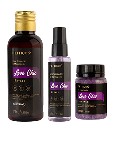 Kit Banho Love Chic - Relaxamento e Sensualidade