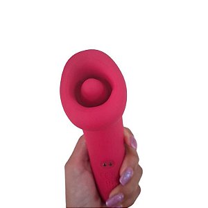 Estimulador com sucção - Recarga USB - sugador - 10 modos de vibração