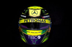 Capacete Lewis Hamilton Grande Prêmio do Brasil 2021