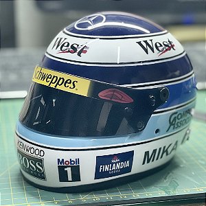 Mini Capacete Mika Hakkinen 1999