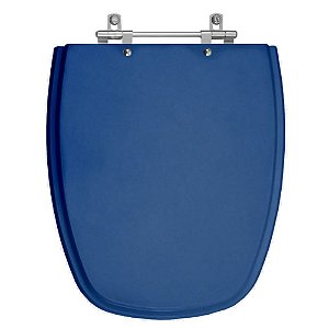 Assento Sanitário Monte Carlo Azul Para Vaso Deca