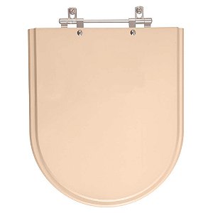 Assento Sanitario Poliester Carrara Rosa Floral para vaso Deca