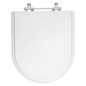 Tampa de Vaso Acrilico Level Branco para bacia Deca 6lpf