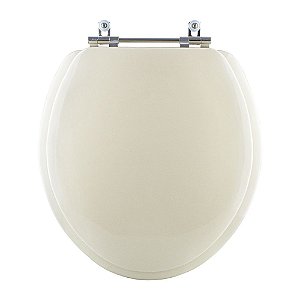 Tampa De Vaso Sanitario Almofadada Diamantina Palha (bege Claro) Para Bacia Icasa