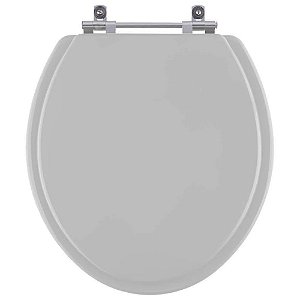 Assento Sanitário Diamantina Cinza Claro para vaso Icasa