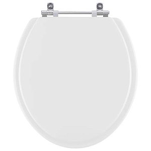 Assento Sanitário em MDF Eco Branco para bacia Celite