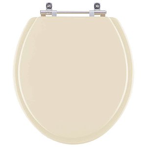 Assento Sanitario Poliester Azalea Marfim (Bege) para vaso Celite